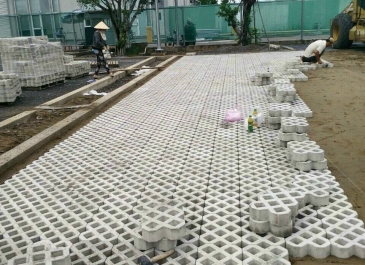 gạch 2 lỗ trồng cỏ giá rẻ ở tây ninh