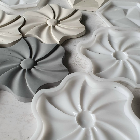 GẠCH 3D XI MĂNG BÔNG HOA